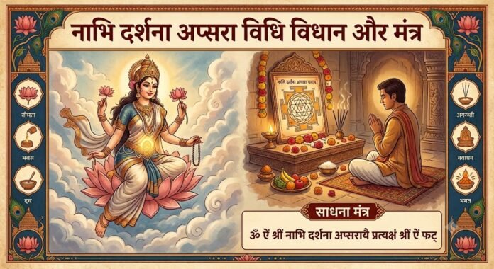 नाभि दर्शना अप्सरा विधि विधान और मंत्र - Nabhi Darshana Apsara Vidhi Vidhan Aur Mantra